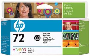 ΓΝΗΣΙΟ ΜΕΛΑΝΙ HEWLETT PACKARD NO 72 VIVERA ΦΩΤΟΓΡΑΦΙΚΟ ΜΑΥΡΟ (PHOTO BLACK) 130ML ΜΕ OEM: C9370A