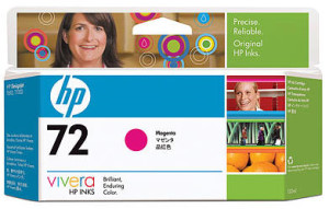 ΓΝΗΣΙΟ ΜΕΛΑΝΙ HEWLETT PACKARD NO 72 VIVERA ΙΩΔΕΣ (MAGENTA) 130ML ΜΕ OEM:C9372A