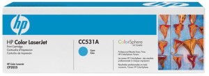 ΓΝΗΣΙΟ HEWLETT PACKARD CYAN TONER ΜΕ OEM: CC531A