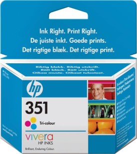 ΓΝΗΣΙΟ ΜΕΛΑΝΙ HEWLETT PACKARD NO 351 VIVERA ΤΡΙΧΡΩΜΗΣ (COLOUR) ΜΕ OEM:CB337EE