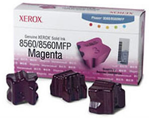 ΓΝΗΣΙΟ ΜΕΛΑΝΙ XEROX TEKTRONIX ΙΩΔΕΣ (MAGENTA) ΜΕ OEM : 108R00724 3 STICKS