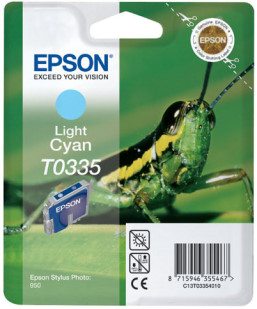 ΓΝΗΣΙΟ ΜΕΛΑΝΙ EPSON LIGHT CYAN ΜΕ OEM T033540