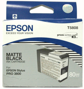 ΓΝΗΣΙΟ ΜΕΛΑΝΙ EPSON MATTE BLACK 80ML ΜΕ ΟΕΜ : T580800