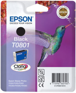 ΓΝΗΣΙΟ ΜΕΛΑΝΙ EPSON BLACK ΜΕ ΟΕΜ : T080140