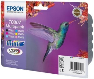 ΠΑΚΕΤΟ ΜΕΛΑΝΙΩΝ EPSON MULTIPACK ΜΕ ΟΕΜ : T080740