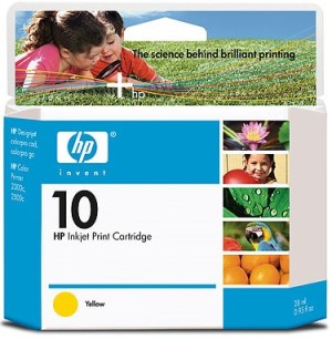 ΓΝΗΣΙΟ ΜΕΛΑΝΙ HEWLETT PACKARD NO 10 YELLOW INK CRTR ΜΕ OEM: C4842A