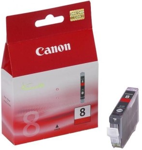ΓΝΗΣΙΟ ΜΕΛΑΝΙ CANON ΚΟΚΚΙΝΟ (RED) ΜΕ OEM: CLI-8R