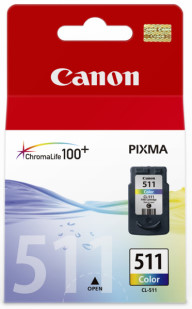 ΓΝΗΣΙΟ ΜΕΛΑΝΙ CANON ΕΓΧΡΩΜΟ (COLOR) ΜΕ OEM: CL-511