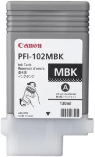 ΓΝΗΣΙΟ ΜΕΛΑΝΙ CANON ΜΑΥΡΟ (MATTE BLACK) ΜΕ OEM: PFI-102 MBK