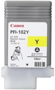 ΓΝΗΣΙΟ ΜΕΛΑΝΙ CANON ΚΙΤΡΙΝΟ (YELLOW) ΜΕ OEM: PFI-102 Y