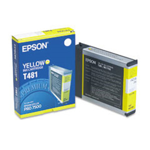 ΓΝΗΣΙΟ ΜΕΛΑΝΙ EPSON YELLOW ΜΕ OEM T481011