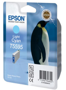 ΓΝΗΣΙΟ ΜΕΛΑΝΙ EPSON LIGHT CYAN ΜΕ OEM : T559540