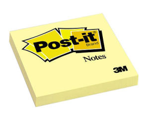 3M POST-IT 654 MEMO 76,2 X 76,2MM YELLOW 100 ΦΥΛΛΑ