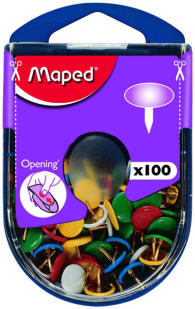 ΧΡΩΜΑΤΙΣΤΕΣ ΠΙΝΕΖΕΣ MAPED 10MM 100 PACK