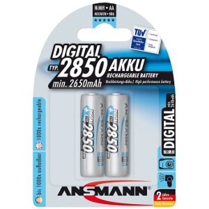 ΜΠΑΤΑΡΙΑ ANSMANN RECHARGEABLE NIMH AA 2850MAH DIGITAL 2 ΤΕΜ