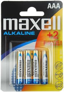 ΜΠΑΤΑΡΙΕΣ MAXELL ALKALINE 3A 4 + 2 ΔΩΡΟ