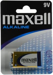 ΜΠΑΤΑΡΙΕΣ MAXELL ALKALINE 9V 1 ΤΕΜ.