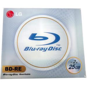 LG BLU-RAY BD-RE 1-2X 25GB JEWEL CASE