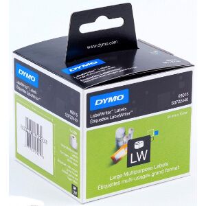 DYMO ΕΤΙΚΕΤΕΣ ΔΙΣΚΕΤΩΝ 54 X 70 MM ΛΕΥΚΕΣ 320 ΤΜΧ (99015)