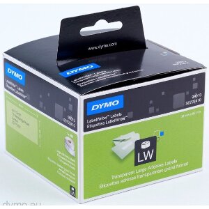 DYMO ΕΤΙΚΕΤΕΣ ΔΙΕΥΘΥΝΣΕΩΝ 36 X 89 MM ΔΙΑΦΑΝΕΙΣ 260 ΤΜΧ (99013)