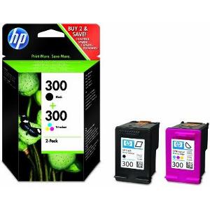 ΓΝΗΣΙΟ ΠΑΚΕΤΟ ΕΚΤΥΠΩΣΗΣ HP NO 300 ΜΑΥΡΟ + NO 300 ΤΡΙΧΡΩΜΟ ΜΕ ΟΕΜ: CN637EE