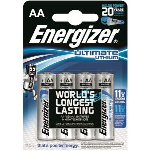 ΜΠΑΤΑΡΙΑ ENERGIZER ULTIMATE LITHIUM L91 AA 4 ΤΕΜ