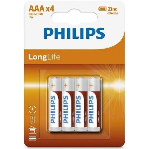 ΜΠΑΤΑΡΙΑ PHILIPS LONGLIFE 3A 4 TEM