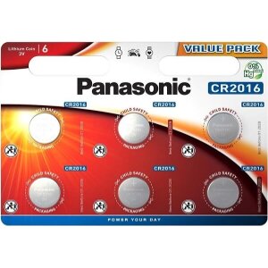 ΜΠΑΤΑΡΙΑ PANASONIC LITHIUM BUTTON CELLS CR2016 6 PACK