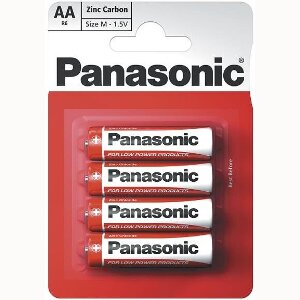 ΜΠΑΤΑΡΙΑ PANASONIC ZINC CARBON AA 4 ΤΕΜ.