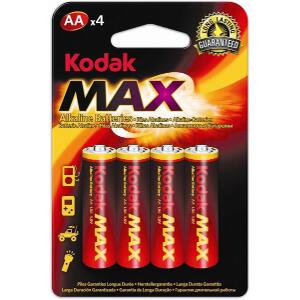 ΜΠΑΤΑΡΙΕΣ KODAK ALKALINE MAX LR6 AA 4ΤΕΜ