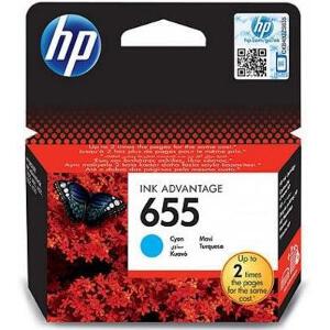 ΓΝΗΣΙΟ ΜΕΛΑΝΙ HEWLETT PACKARD NO 655 CYAN ΜΕ OEM:CZ110AE