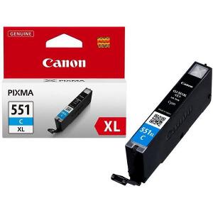 ΓΝΗΣΙΟ ΜΕΛΑΝΙ CANON CLI-551XL CYAN ΜΕ OEM : 6444B001