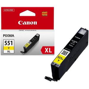 ΓΝΗΣΙΟ ΜΕΛΑΝΙ CANON  CLI-551XL YELLOW ΜΕ OEM : 6446B001