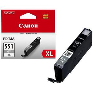 ΓΝΗΣΙΟ ΜΕΛΑΝΙ CANON  CLI-551XL GREY ΜΕ OEM:6447B001