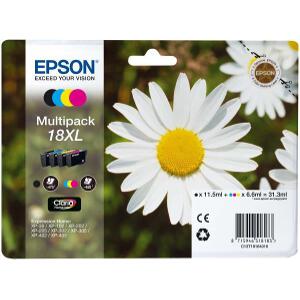 ΓΝΗΣΙΟ ΜΕΛΑΝΙ EPSON 18XL MULTIPACK ME OEM:C13T18164010