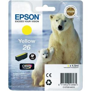 ΓΝΗΣΙΟ ΜΕΛΑΝΙ EPSON 26 YELLOW ME OEM:C13T26144010