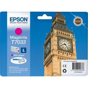 ΓΝΗΣΙΟ ΜΕΛΑΝΙ EPSON MAGENTA ΜΕ OEM:C13T70334010