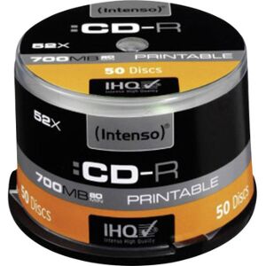 INTENSO CD-R INTENSO 700MB PRINTABLE 1801125 50PCS