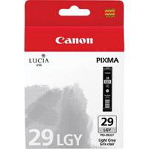 ΓΝΗΣΙΟ ΜΕΛΑΝΙ CANON PGI-29 LGY LIGHT GREY ME ΟΕΜ: 4872B001