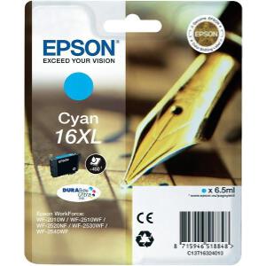 ΓΝΗΣΙΟ ΜΕΛΑΝΙ EPSON 16 XL CYAN ΜΕ OEM:C13T16324010