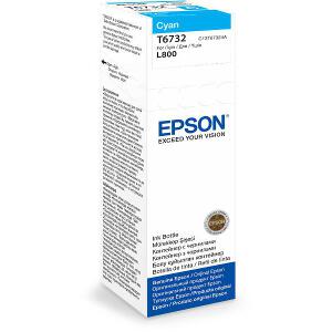 ΓΝΗΣΙΟ ΜΕΛΑΝΙ EPSON T6732 CYAN ΜΕ OEM:C13T67324A