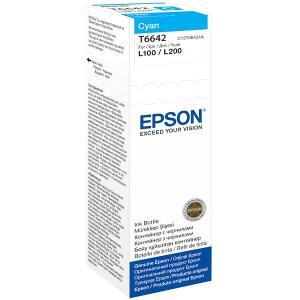 ΓΝΗΣΙΟ ΜΕΛΑΝΙ EPSON T6642 CYAN ΜΕ OEM: C13T66424A