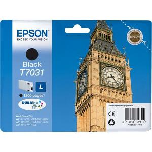 ΓΝΗΣΙΟ ΜΕΛΑΝΙ EPSON BLACK ΜΕ OEM:C13T70314010