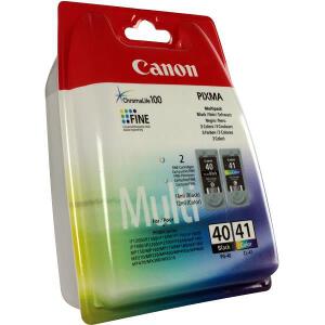 ΓΝΗΣΙΟ ΜΕΛΑΝΙ CANON PG-40/CL-41 MULTIPACK ME ΟΕΜ: 0615B043