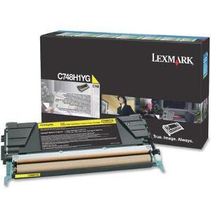 ΓΝΗΣΙΟ LEXMARK TONER. C748H1YGΓΙΑ C748 HIGH CAPACITY YELLOW OEM: C748H1YG