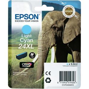 ΓΝΗΣΙΟ ΜΕΛΑΝΙ EPSON 24XL LIGHT CYAN ΜΕ OEM:C13T24354010