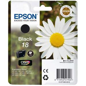 ΓΝΗΣΙΟ ΜΕΛΑΝΙ EPSON T1801 BLACK ME OEM:C13T18014020