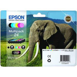 ΓΝΗΣΙΟ ΜΕΛΑΝΙ EPSON MULTIPACK CLARIA PHOTO HD ΓΙΑ EXPRESSION PHOTO XP750/ OEM: C13T24284010