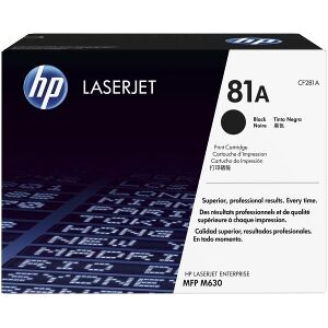 ΓΝΗΣΙΟ HEWLETT PACKARD TONER 81A ΓΙΑ ENTERPRISE MFP M630 BLACK OEM: CF281A