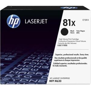 ΓΝΗΣΙΟ HEWLETT PACKARD TONER 81X ΓΙΑ ENTERPRISE MFP M630 BLACK HC OEM: CF281X